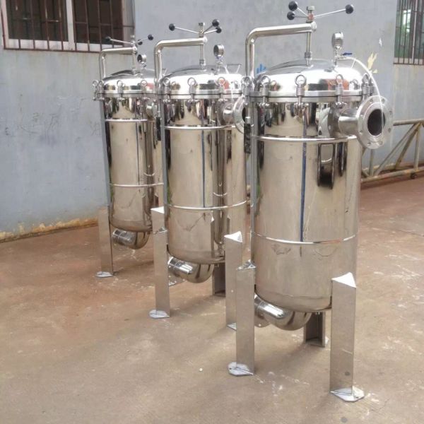 不銹鋼袋式過(guò)濾器卡箍式ф230*810*1袋維護(hù)使用