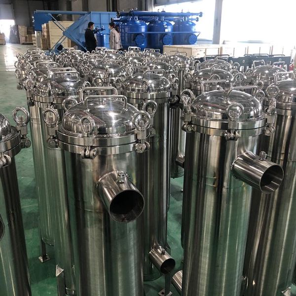 不銹鋼袋式過(guò)濾器ф400*810*2袋法蘭式大流量過(guò)濾