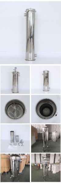 不銹鋼袋式過(guò)濾器卡箍式Φ230*430*1袋工廠